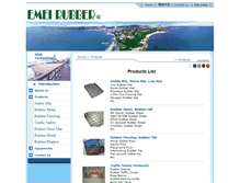 Tablet Screenshot of emeirubber.com